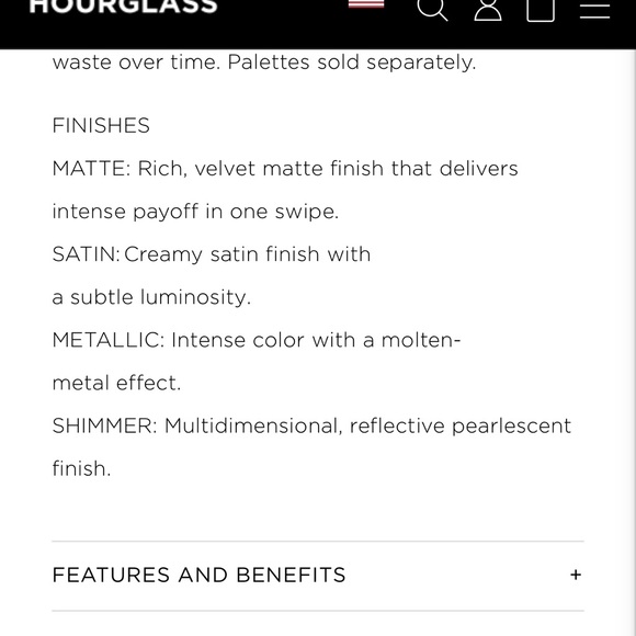 NIB - HOURGLASS Curator Eyeshadow Refill - Ice - Picture 5 of 13